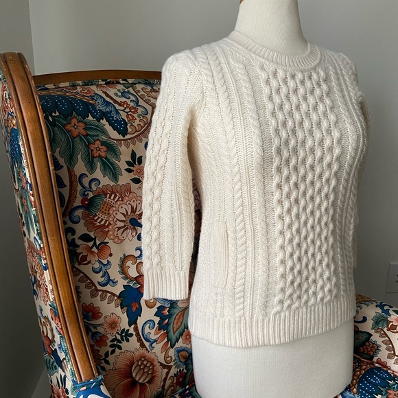 Creamy Knit Wool Sweater J Crew - Picture 3 of 7